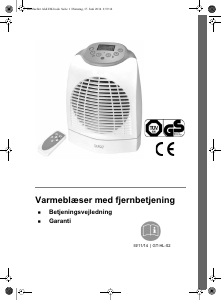 Brugsanvisning Quigg GT-HL-02 Varmeblæser