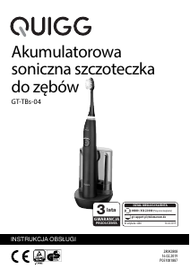 Instrukcja Quigg GT-TBs-04 Szczoteczka elektryczna