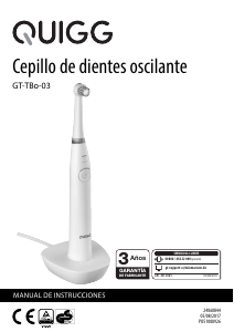 Manual de uso Quigg GT-TBo-03 Cepillo de dientes eléctrico