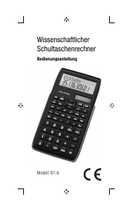 Bedienungsanleitung Quigg D1-6 Rechner