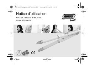 Mode d’emploi Quigg GT-SZcer-01 Lisseur