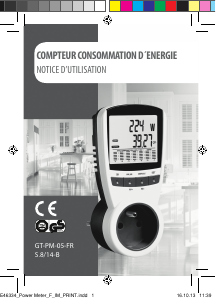 Mode d’emploi Quigg GT-PM-05-FR Compteur d'énergie