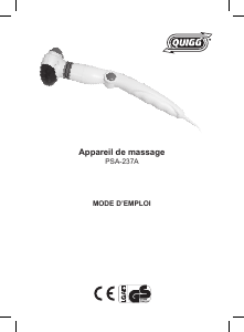 Mode d’emploi Quigg PSA-237A Appareil de massage