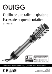 Manual de uso Quigg GT-HABr-01 Moldeador