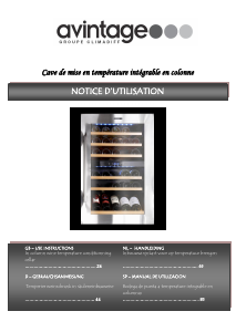 Manual Avintage AV79XDZI-1 Wine Cabinet