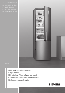 Manual Siemens KG49NSB31 Fridge-Freezer