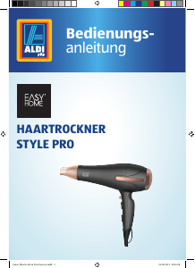 Bedienungsanleitung EasyHome GT-HDpi-06 Haartrockner