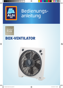 Bedienungsanleitung EasyHome GT-BF-01 Ventilator