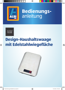 Bedienungsanleitung EasyHome GT-KSeds-03 Küchenwaage