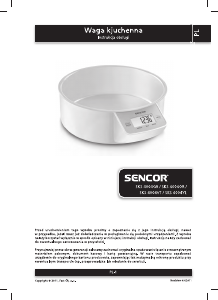 Instrukcja Sencor SKS 4004GR Waga kuchenna