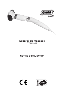 Mode d’emploi Quigg GT-MSi-01 Appareil de massage