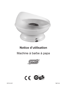 Mode d’emploi Quigg GT-CC-01 Machine à barbe à papa