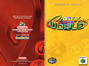 Manual Nintendo N64 Cruisn World