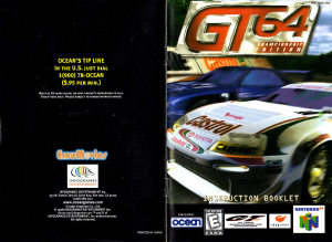 Bruksanvisning Nintendo N64 GT64 - Championship Edition