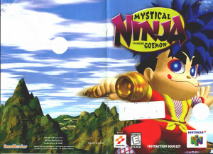 Manual Nintendo N64 Mystical Ninja Starring Goemon