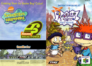 Bruksanvisning Nintendo N64 Rugrats in Paris - The Movie