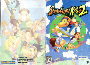 Bruksanvisning Nintendo N64 Snowboard Kids 2