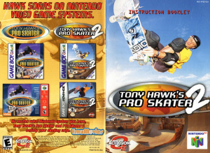 Bruksanvisning Nintendo N64 Tony Hawks Pro Skater 2