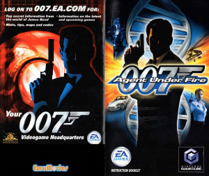 Handleiding Nintendo GameCube 007 - Agent Under Fire