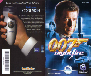 Bruksanvisning Nintendo GameCube 007 - Nightfire