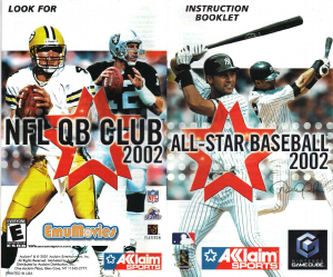 Bruksanvisning Nintendo GameCube All-Star Baseball 2002