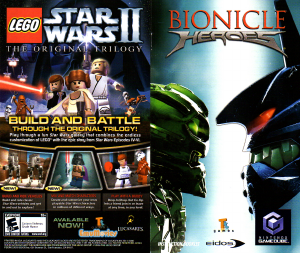 Bruksanvisning Nintendo GameCube Bionicle Heroes