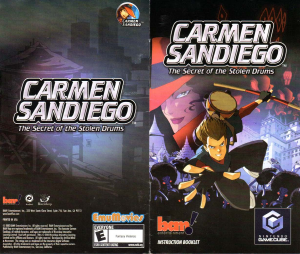 Bruksanvisning Nintendo GameCube Carmen Sandiego - The Secret of the Stolen Drums