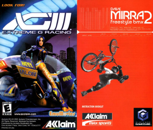 Handleiding Nintendo GameCube Dave Mirra Freestyle BMX 2