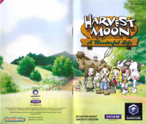 Bruksanvisning Nintendo GameCube Harvest Moon - A Wonderful Life