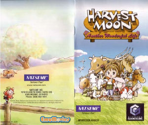 Handleiding Nintendo GameCube Harvest Moon - Another Wonderful Life