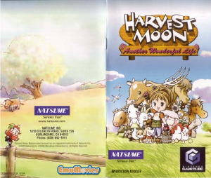 Bruksanvisning Nintendo GameCube Harvest Moon - Another Wonderful Life