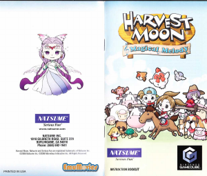 Handleiding Nintendo GameCube Harvest Moon - Magical Melody