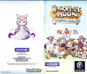 Bruksanvisning Nintendo GameCube Harvest Moon - Magical Melody