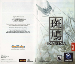 Bruksanvisning Nintendo GameCube Ikaruga