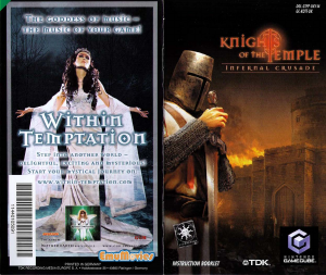 Handleiding Nintendo GameCube Knights of the Temple - Infernal Crusade