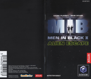 Bruksanvisning Nintendo GameCube Men in Black II - Alien Escape