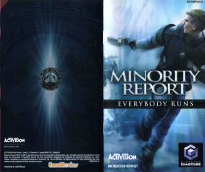 Handleiding Nintendo GameCube Minority Report - Everybody Runs