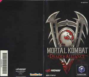 Handleiding Nintendo GameCube Mortal Kombat - Deadly Alliance