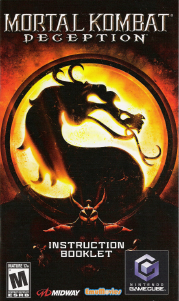 Bruksanvisning Nintendo GameCube Mortal Kombat - Deception
