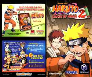 Manual Nintendo GameCube Naruto - Clash of Ninja 2