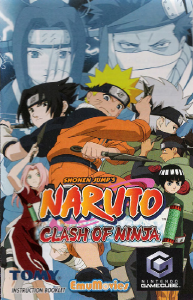 Manual Nintendo GameCube Naruto - Clash of Ninja