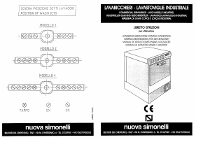 Manual Nuova Simonelli Kiara 1 Dishwasher