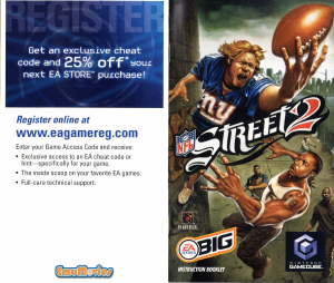 Handleiding Nintendo GameCube NFL Street 2