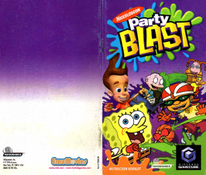 Handleiding Nintendo GameCube Nickelodeon Party Blast