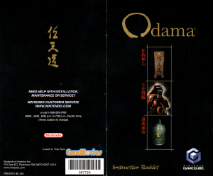 Handleiding Nintendo GameCube Odama