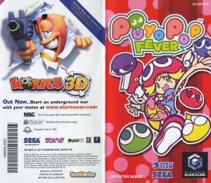 Handleiding Nintendo GameCube Puyo Pop Fever