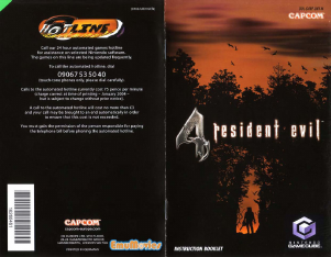 Handleiding Nintendo GameCube Resident Evil 4