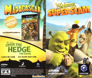Bruksanvisning Nintendo GameCube Shrek - Super Slam