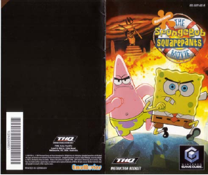 Manual Nintendo GameCube SpongeBob SquarePants - The Movie