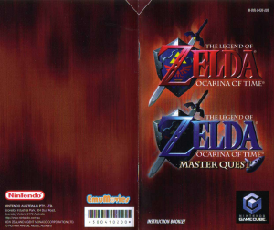 Handleiding Nintendo GameCube The Legend of Zelda - Ocarina of Time Master Quest